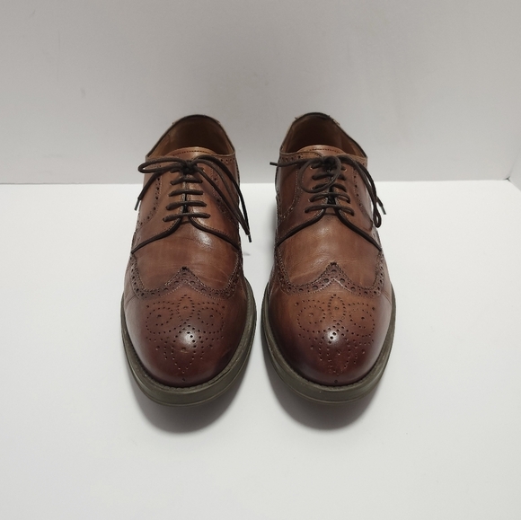 Magnanni Mens Wingtip Oxford Shoes Size 8 M Tormo Cognac Leather